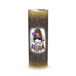 Halloween Tumbler Boojie Mama Halloween Monster Messy Bun Skull Mom Bleached Spooky Mama Spooky Mama Tumbler 20oz - Scotstee Shop