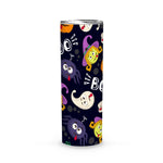 Halloween Tumbler Cartoon Zombies And Monsters Funny Halloween Pumpkin Tumbler Halloween Skinny Tumbler 20oz - Scotstee Shop