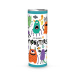 Halloween Tumbler Cute Scary Halloween Monsters and Candy Funny Halloween Tumbler Halloween Skinny Tumbler 20oz - Scotstee Shop