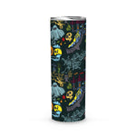 Halloween Tumbler Doole Bats And Pumpkin Halloween Spooky Tumblers Funny Pumpkin Tumbler Halloween Skinny Tumbler 20oz - Scotstee Shop