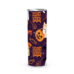 Halloween Tumbler Happy Halloween Trick Or Treat Cat Witch Halloween Pumpkin Tumbler Halloween Skinny Tumbler 20oz - Scotstee Shop