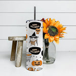 Halloween Tumbler Happy Halloween Trick Or Treat Halloween Scary Halloween Tumblers Halloween Skinny Tumbler 20oz - Scotstee Shop