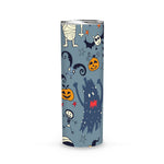 Halloween Tumbler Monsters, Ghosts, Spider On The Halloween Spooky Tumbler Pumpkin Tumbler Halloween Skinny Tumbler 20oz - Scotstee Shop