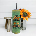 Halloween Tumbler One Spooky Mama Messy Bun Skull Halloween Mom Costume Spooky Mama Tumbler Halloween Tumbler Gift Halloween Skinny Tumbler 20oz - Scotstee Shop