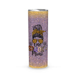 Halloween Tumbler One Spooky Mimi Messy Bun Funny Family Halloween Costume Spooky Mama Tumbler Halloween Tumbler Gift Halloween Skinny Tumbler 20oz - Scotstee Shop