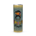 Halloween Tumbler Spooky Mama Messy Bun Pumpkin Patch Halloween Spooky Mama Tumbler Halloween Tumbler Gift Halloween Skinny Tumbler 20oz - Scotstee Shop