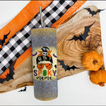 Halloween Tumbler Spooky Mama Messy Skull mom scary leopard witch Halloween Spooky Mama Tumbler Halloween Tumbler Gift - Skinny Tumbler Halloween Skinny Tumbler 20oz - Scotstee Shop