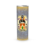 Halloween Tumbler Spooky Mama Messy Skull mom scary leopard witch Halloween Spooky Mama Tumbler Halloween Tumbler Gift - Skinny Tumbler Halloween Skinny Tumbler 20oz - Scotstee Shop