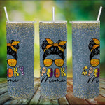 Halloween Tumbler Spooky Mimi Halloween Messy Bun Sister Monster Bleached Spooky Mama Tumbler Halloween Tumbler Gift Halloween Skinny Tumbler 20oz - Scotstee Shop