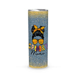 Halloween Tumbler Spooky Mimi Halloween Messy Bun Sister Monster Bleached Spooky Mama Tumbler Halloween Tumbler Gift Halloween Skinny Tumbler 20oz - Scotstee Shop