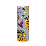 Halloween Tumbler Trick Or Treat Funny Halloween Pumpkin Tumbler 20oz Halloween Skinny Tumbler 20oz - Scotstee Shop