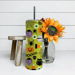 Halloween Tumbler Various Cute Halloween Pumpkin Tumbler Halloween Skinny Tumbler 20oz - Scotstee Shop