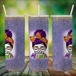 Halloween Tumbler Witchy Mama Halloween Messy Bun Skull Witch Mom Women Spooky Spooky Mama Tumbler - Scotstee Shop