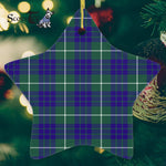 Hamilton Christmas Ornament Hamilton Christmas Ornament Hamilton Hunting Modern Tartan Ornament Star Ornament, Christmas Star Decorations, ceramic ornament, Plaid Star Ceramic Ornament, Christmas Ornament Decorations Gift