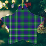 Hamilton Christmas Ornament Hamilton Christmas Ornament Hamilton Hunting Tartan Ornament Star Ornament, Christmas Star Decorations, ceramic ornament, Plaid Star Ceramic Ornament, Christmas Ornament Decorations Gift