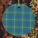 Hamilton Christmas Ornament Hamilton Christmas Ornament Plaid Christmas Ornaments Scottish Clan Hamilton Hunting Ancient Tartan Ceramic Ornament Plaid Ornaments Circle Ornament (2 sided) - Scotstee Shop
