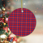 Hamilton Christmas Ornament Hamilton Christmas Ornament Plaid Christmas Ornaments Scottish Clan Hamilton Tartan Ceramic Ornament Plaid Ornaments Circle Hamilton Ornaments - Scotstee Shop