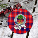 Hamilton Christmas Ornament Hamilton Scottish Clan Badge Plaid Ornament Gift. Christmas Tree Ornament Hamilton Clan Tartan Ornament Great Christmas Ornaments Gift - Scotstee Shop