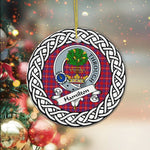 Hamilton Christmas Ornament Hamilton Tartan Ornament,  ceramic ornament, personalized christmas ornaments, christmas tree ornaments, christmas door decorations, Plaid Ornament, Tartan Ceramic Ornament