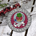 Hamilton Christmas Ornament Hamilton Tartan Ornament,  ceramic ornament, personalized christmas ornaments, christmas tree ornaments, christmas door decorations, Plaid Ornament, Tartan Ceramic Ornament