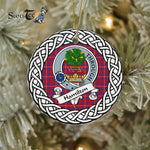 Hamilton Christmas Ornament Hamilton Tartan Ornament,  ceramic ornament, personalized christmas ornaments, christmas tree ornaments, christmas door decorations, Plaid Ornament, Tartan Ceramic Ornament