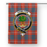 Hamilton Flag Garden Flag Hamilton Ancient Tartan Flag Clan Badge Tartan House Flag