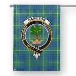 Hamilton Flag Garden Flag Hamilton Hunting Ancient Tartan Flag Clan Badge Tartan House Flag