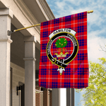 Hamilton Flag Garden Flag Hamilton Modern Tartan Flag Clan Badge Tartan House Flag