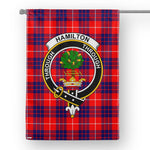 Hamilton Flag Garden Flag Hamilton Modern Tartan Flag Clan Badge Tartan House Flag
