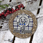 Hannay Celtic CIrcle Plaid Ornament Gift. Christmas Tree Ornament Tartan Ornament Great Christmas Ornaments Gift - Scotstee Shop