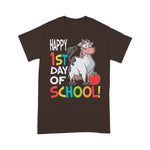 Happy 1st Day Of School Shirt Back to School Cow Back To School Shirt Back To School Gift - Scotstee Shop