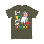 Happy 1st Day Of School Shirt Back to School Cow Back To School Shirt Back To School Gift - Scotstee Shop