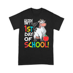 Happy 1st Day Of School Shirt Back to School Cow Back To School Shirt Back To School Gift - Scotstee Shop