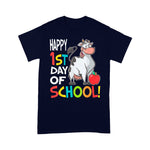 Happy 1st Day Of School Shirt Back to School Cow Back To School Shirt Back To School Gift - Scotstee Shop