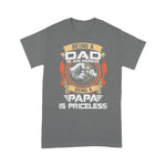 Scotstee Shop - Happy Father Day Mens Being A Dad Is An Honor Being A Papa Is Priceless Funny Father Day Shirts
