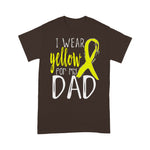 Scotstee Shop - Happy Father Day T-Shirts Awareness I Wear Yellow For My DAD Funny Father Day Shirts