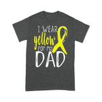 Scotstee Shop - Happy Father Day T-Shirts Awareness I Wear Yellow For My DAD Funny Father Day Shirts