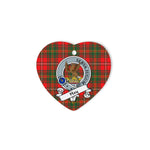 Hay Scottish Clan Badge Plaid Ornament Gift. Christmas Tree Ornament Hay Clan Tartan Ornament Great Christmas Ornaments Gift Heart Ornament
