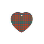 heart ornaments,plaid christmas decor,Plaid Heart Ornaments,plaid ornaments,scottish clan christmas ornaments, buffalo plaid christmas decor,buffalo plaid ornaments,christmas heart ornament (2 sided) - Matheson Ancient