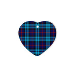 heart ornaments,plaid christmas decor,Plaid Heart Ornaments,plaid ornaments,scottish clan christmas ornaments, buffalo plaid christmas decor,buffalo plaid ornaments,christmas heart ornament (2 sided) - McCorquodale