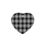 heart ornaments,plaid christmas decor,Plaid Heart Ornaments,plaid ornaments,scottish clan christmas ornaments, buffalo plaid christmas decor,buffalo plaid ornaments,christmas heart ornament (2 sided) - Menzies Modern