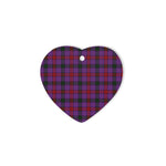 heart ornaments,plaid christmas decor,Plaid Heart Ornaments,plaid ornaments,scottish clan christmas ornaments, buffalo plaid christmas decor,buffalo plaid ornaments,christmas heart ornament (2 sided) - Montgomery Modern