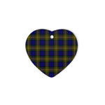 heart ornaments,plaid christmas decor,Plaid Heart Ornaments,plaid ornaments,scottish clan christmas ornaments, buffalo plaid christmas decor,buffalo plaid ornaments,christmas heart ornament (2 sided) - Muir