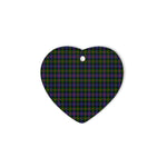 heart ornaments,plaid christmas decor,Plaid Heart Ornaments,plaid ornaments,scottish clan christmas ornaments, buffalo plaid christmas decor,buffalo plaid ornaments,christmas heart ornament (2 sided) - Murray of Atholl Modern