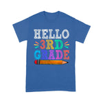 Hello 3rd Third Grade Teacher Funny Back To School Shirt Back To School Gift - Scotstee Shop