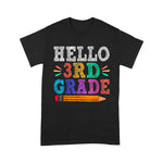 Hello 3rd Third Grade Teacher Funny Back To School Shirt Back To School Gift - Scotstee Shop