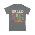 Hello 3rd Third Grade Teacher Funny Back To School Shirt Back To School Gift - Scotstee Shop