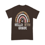 Hello 5th Grade Leopard Rainbow Fifth Grade Teacher Girls Back To School Shirt - Scotstee Shop