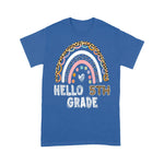 Hello 5th Grade Leopard Rainbow Fifth Grade Teacher Girls Back To School Shirt - Scotstee Shop