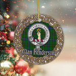 Henderson Celtic Circle Plaid Ornament Gift. Christmas Tree Ornament Tartan Ornament Great Christmas Ornaments Gift - Scotstee Shop